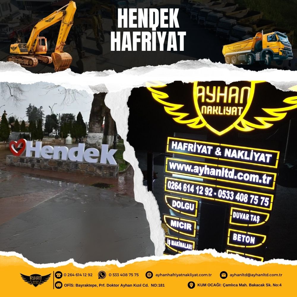 HENDEK HAFRİYAT