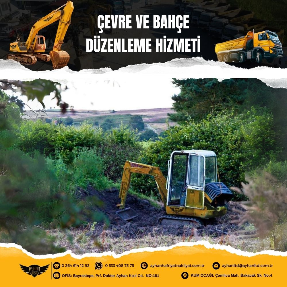 hendek çevre ve bahçe düzenleme