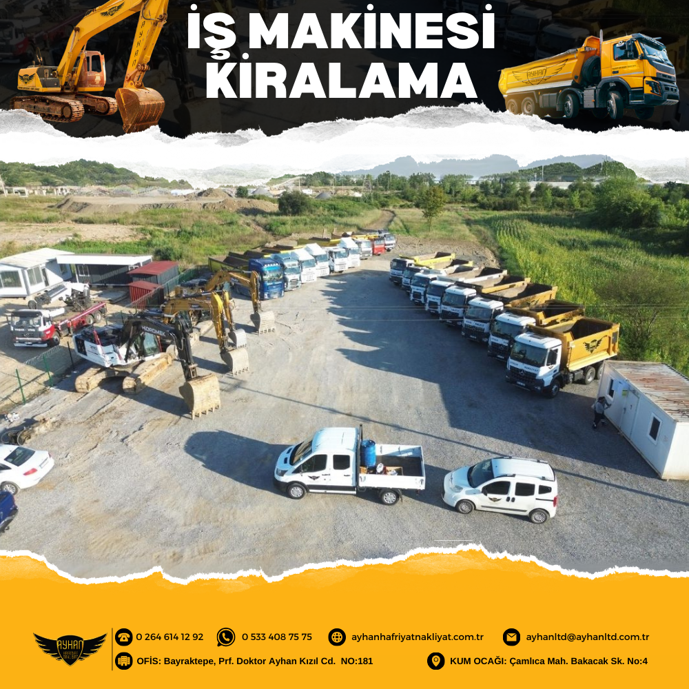 iş makinesi kiralama
