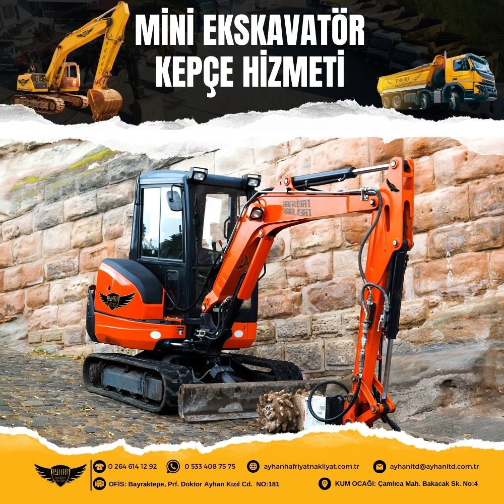mini ekskavatör