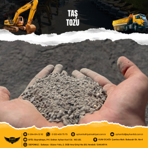 Sakarya Hendek taş tozu – Yol, beton ve altyapı projeleri için dayanıklı taş tozu