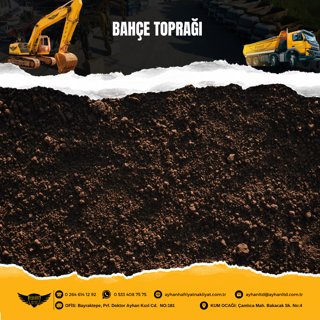Zengin içerikli doğal bahçe toprağıyla yeşeren sağlıklı bitkiler – Ayhan Hafriyat Nakliyat’ın Sakarya’daki toprak temin hizmeti