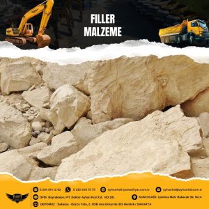 Sakarya Hendek’te Ayhan Hafriyat tarafından temin edilen kaliteli filler dolgu malzemesi