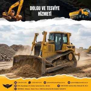 Sakarya Hendek dolgu ve tesviye hizmeti – Ayhan Hafriyat Nakliyat ile profesyonel zemin doldurma ve tesviye çalışmaları