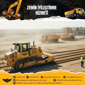 Sakarya zemin iyileştirme hizmeti – Ayhan Hafriyat Nakliyat ile profesyonel zemin güçlendirme çalışması