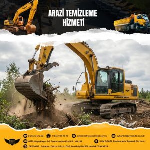 Sakarya Hendek arazi temizleme hizmeti – Ayhan Hafriyat Nakliyat ile profesyonel arazi hazırlığı ve temizlik çalışmaları