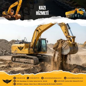 Sakarya Hendek kazı hizmeti – Ayhan Hafriyat Nakliyat ile profesyonel kazı, hafriyat ve zemin hazırlığı çalışmaları