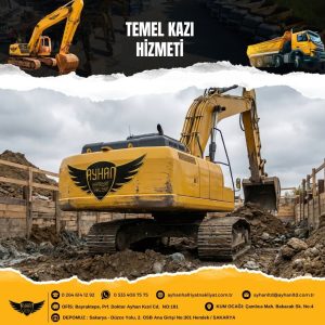 Sakarya Hendek temel kazı hizmeti – Ayhan Hafriyat Nakliyat ile profesyonel kazı ve hafriyat çalışmaları
