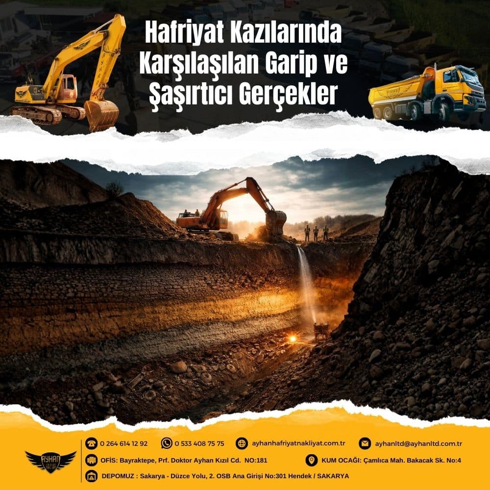 Toprağın hafızasını gösteren hafriyat kazısı ve toprak katmanları
