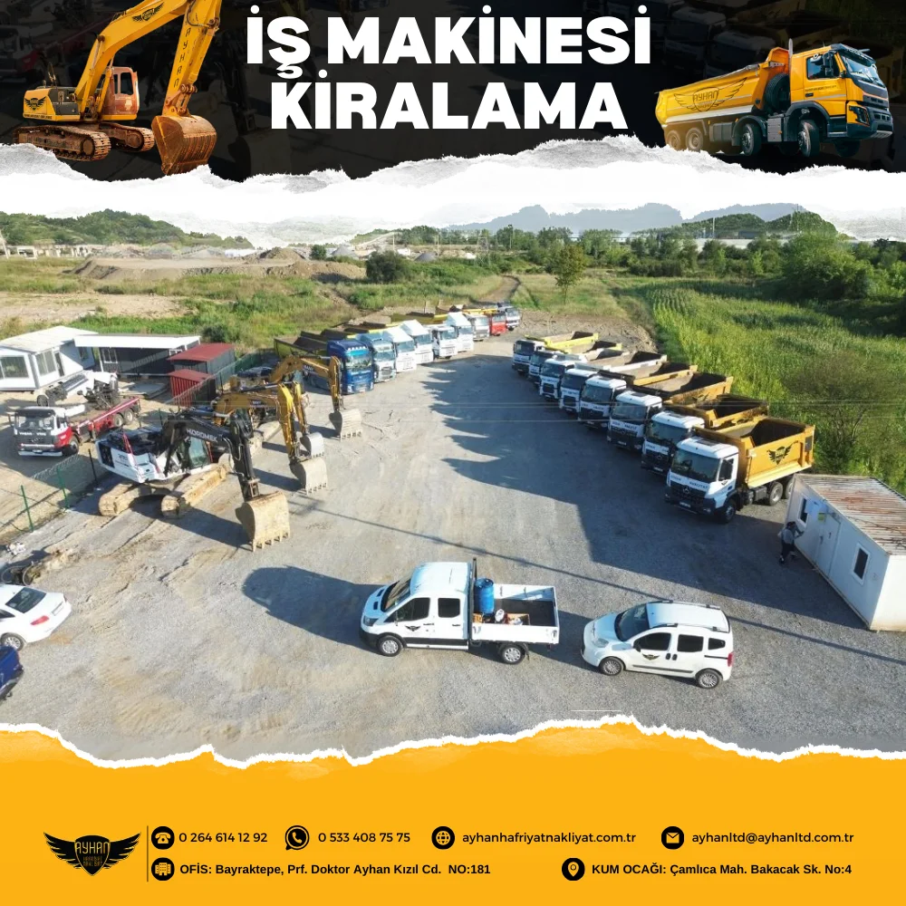 iş makinesi kiralama